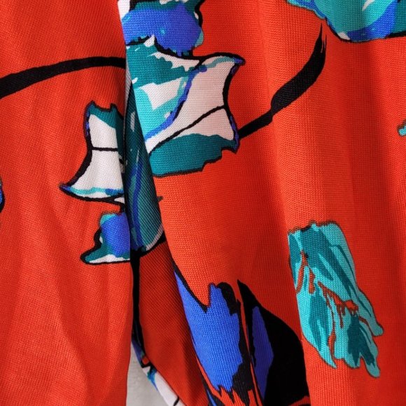 NWT Bright floral Diane Von Furstenberg Dress - Picture 4 of 4